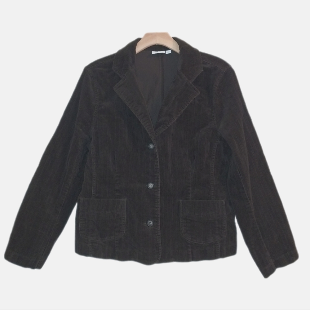 🔴 LAST CHANCE Chocolate Brown Fitted Cropped Cordouroy Jacket